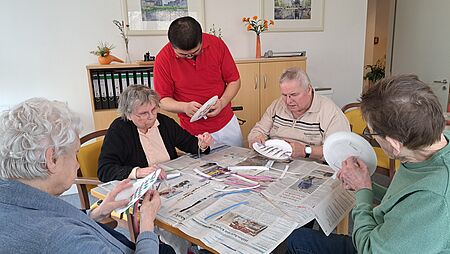 Osterbastelei in unserer DRK Tagespflege