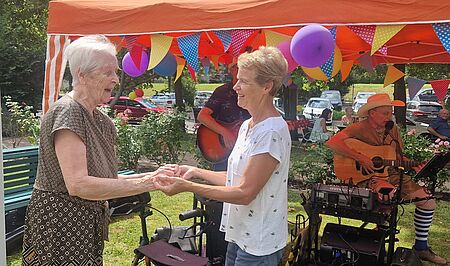 Sommerfest im Altenpflegeheim